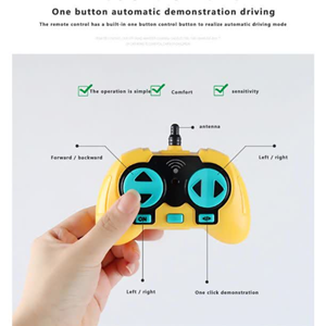  ماشین کنترلی چرخشی 360 درجه زرد Car 360 Degree Flip Remote Control Cars مقیاس 1:32_اسباب بازی